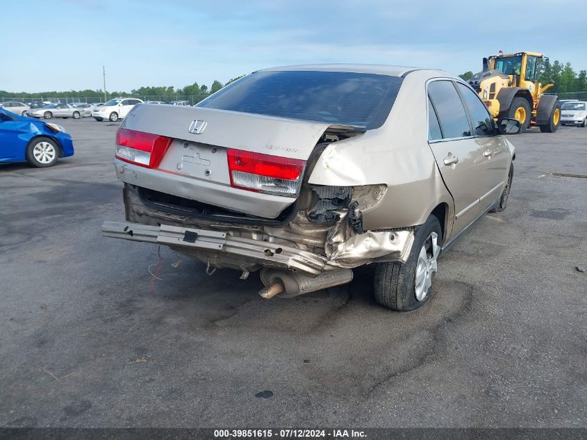 2004 Honda Accord 2.4 Lx VIN: 1HGCM56474A161570 Lot: 39851615