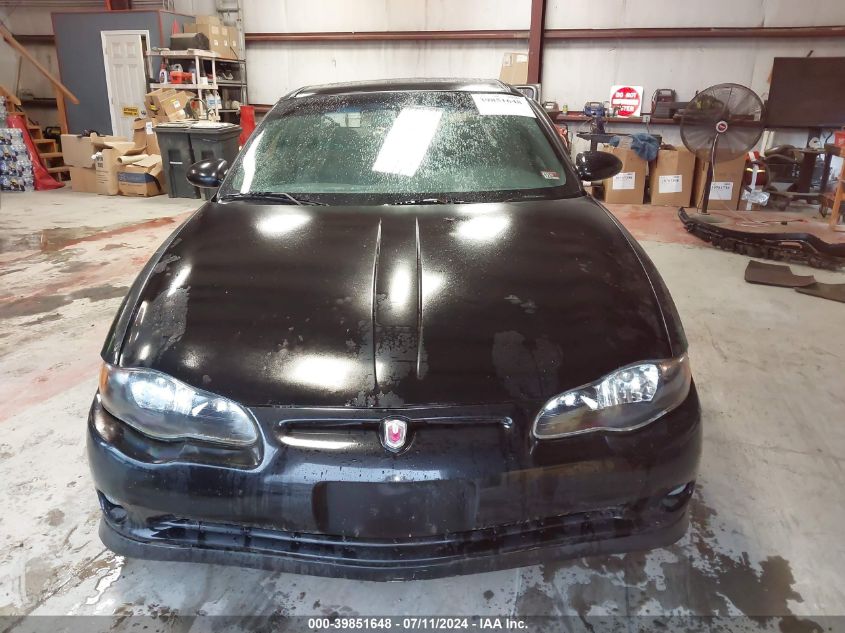 2002 Chevrolet Monte Carlo Ss VIN: 2G1WX15K129231612 Lot: 39851648