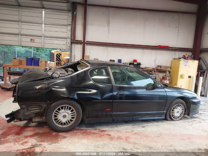 2002 Chevrolet Monte Carlo Ss VIN: 2G1WX15K129231612 Lot: 39851648