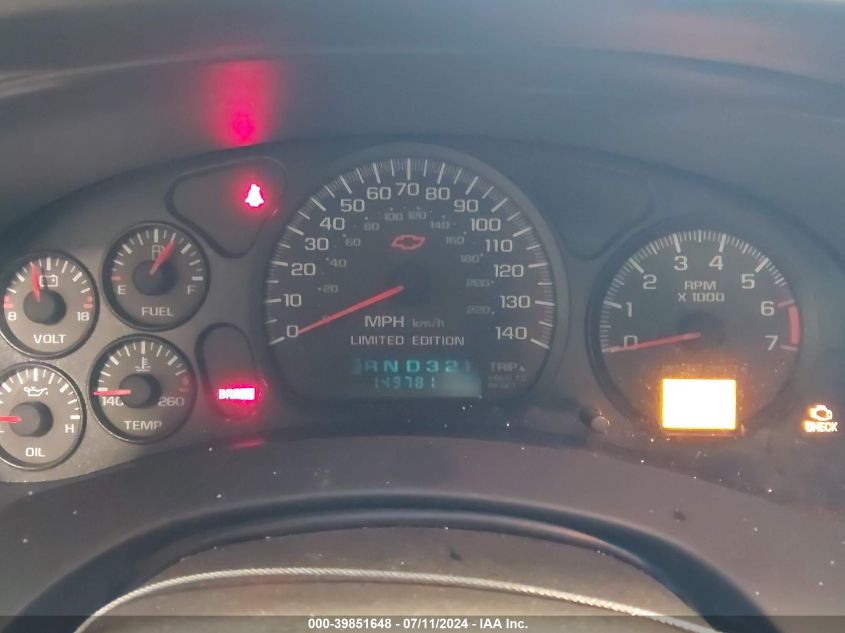 2002 Chevrolet Monte Carlo Ss VIN: 2G1WX15K129231612 Lot: 39851648