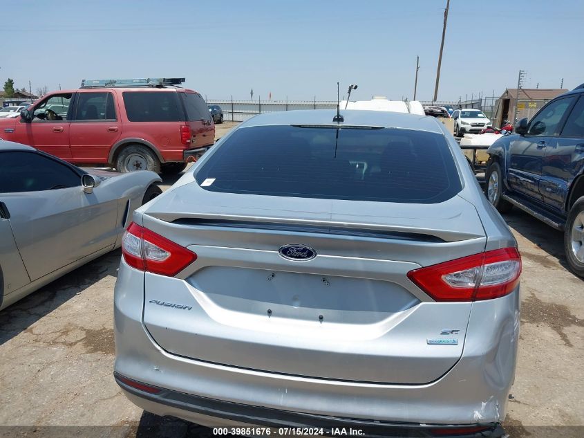 2013 Ford Fusion Se VIN: 3FA6P0HR8DR113909 Lot: 39851676