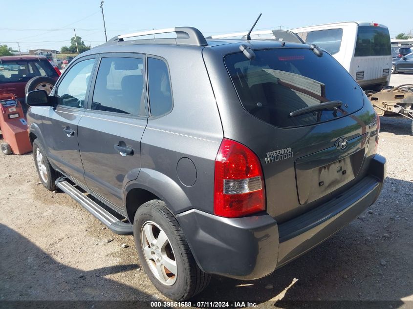 2007 Hyundai Tucson Gls VIN: KM8JM12B67U614952 Lot: 39851688