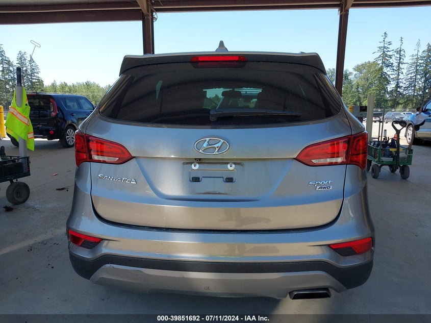 2017 Hyundai Santa Fe Sport 2.4L VIN: 5NMZUDLB9HH050665 Lot: 39851692