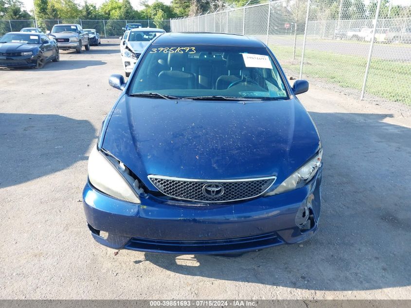 2005 Toyota Camry Se V6 VIN: 4T1BA32KX5U509191 Lot: 39851693