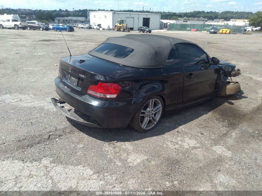 2011 BMW 135I VIN: WBAUN7C59BVM24525 Lot: 39851699