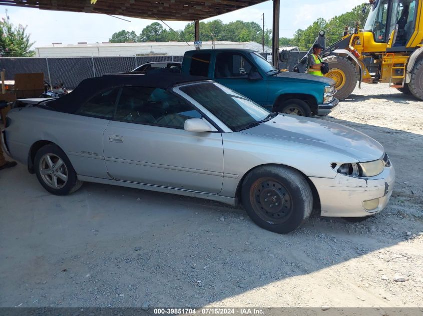 2000 Toyota Camry Solara Sle V6 VIN: 2T1FF22P9YC378480 Lot: 39851704