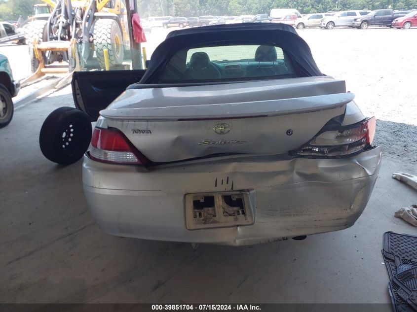 2000 Toyota Camry Solara Sle V6 VIN: 2T1FF22P9YC378480 Lot: 39851704