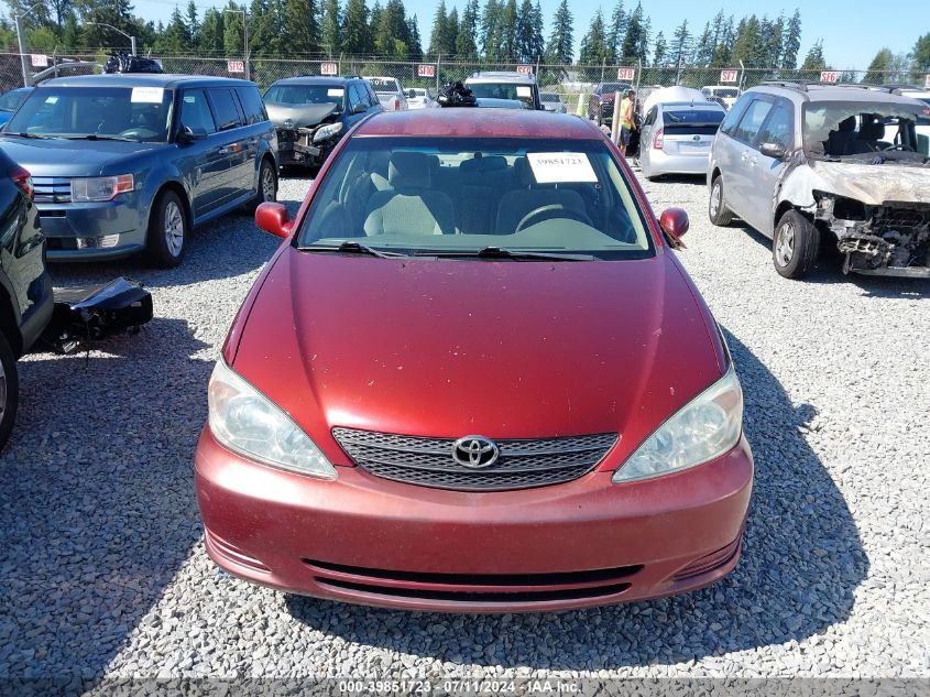 2004 Toyota Camry Le VIN: 4T1BE32K14U299129 Lot: 39851723