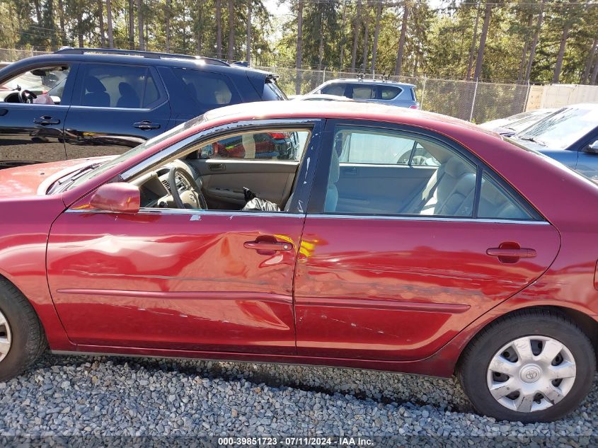 2004 Toyota Camry Le VIN: 4T1BE32K14U299129 Lot: 39851723