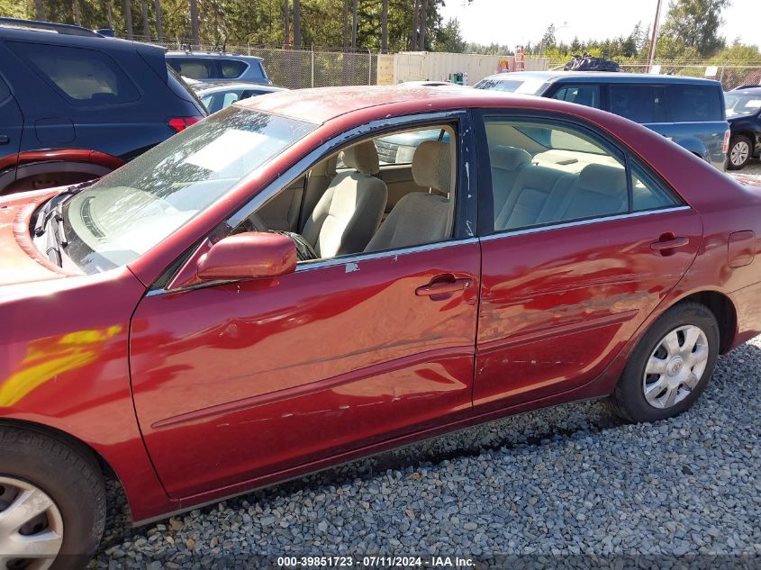 2004 Toyota Camry Le VIN: 4T1BE32K14U299129 Lot: 39851723