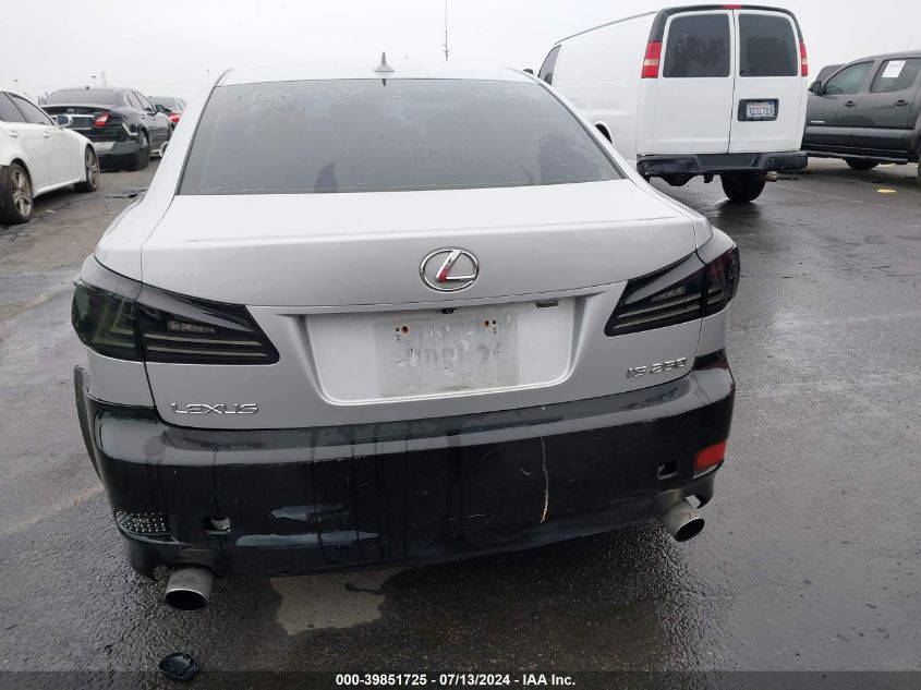 2008 Lexus Is 250 VIN: JTHBK262X85051977 Lot: 39851725