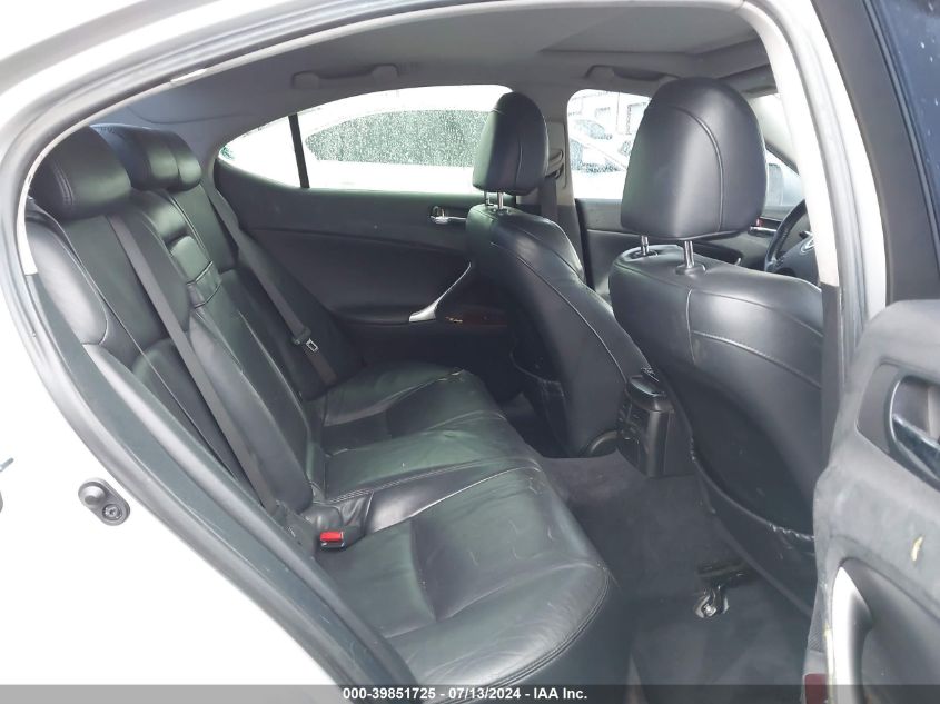 2008 Lexus Is 250 VIN: JTHBK262X85051977 Lot: 39851725