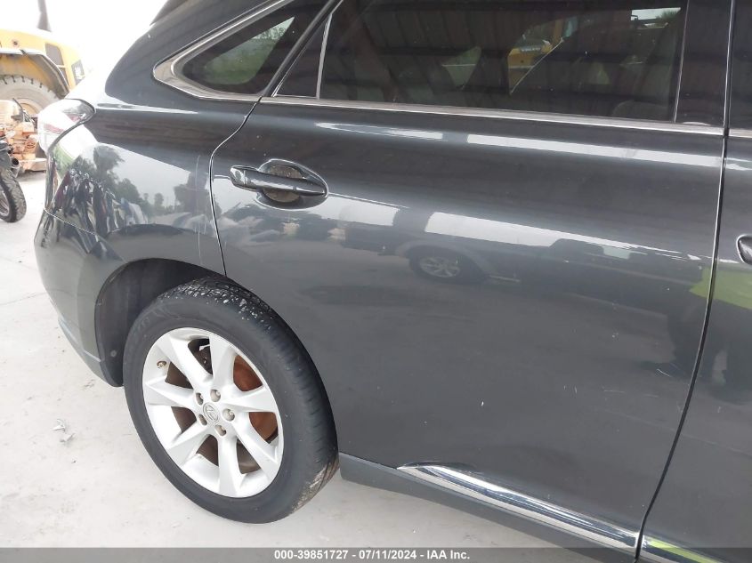 2010 Lexus Rx 350 VIN: 2T2ZK1BA5AC037125 Lot: 39851727