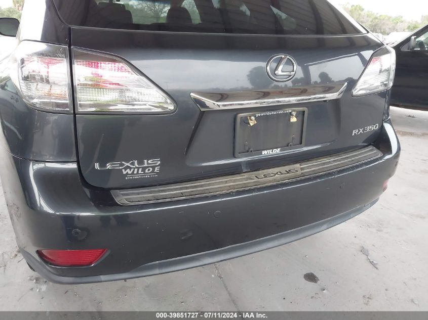 2010 Lexus Rx 350 VIN: 2T2ZK1BA5AC037125 Lot: 39851727
