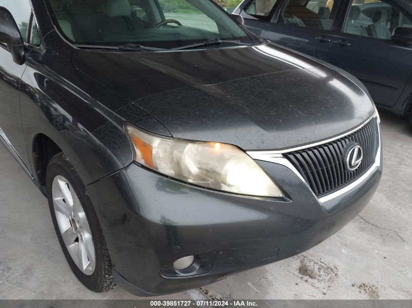 2010 Lexus Rx 350 VIN: 2T2ZK1BA5AC037125 Lot: 39851727