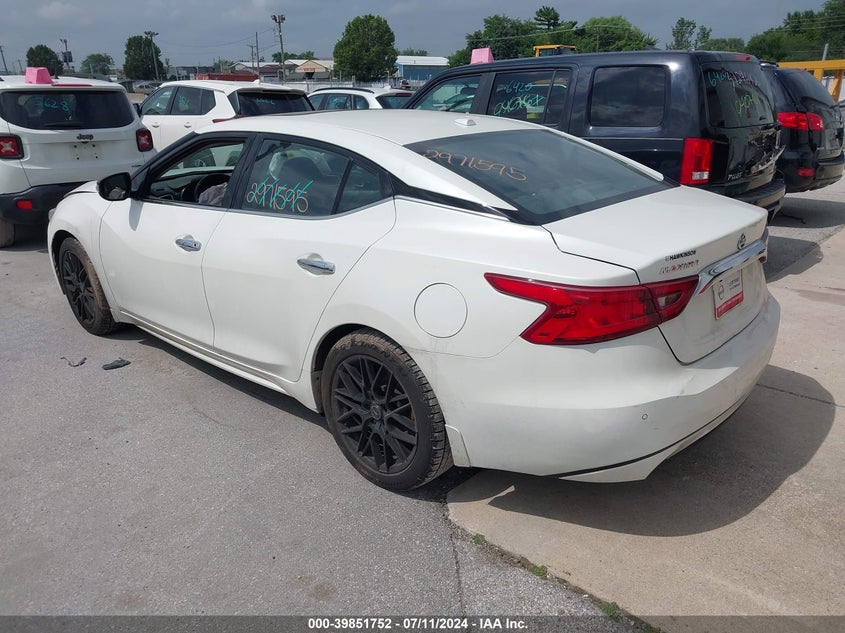 VIN 1N4AA6APXHC397801 2017 NISSAN MAXIMA 3.5 SV