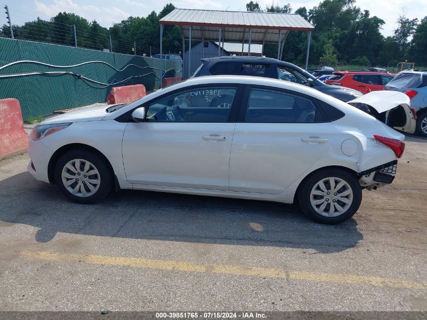 2019 Hyundai Accent Se VIN: 3KPC24A36KE055702 Lot: 39851765