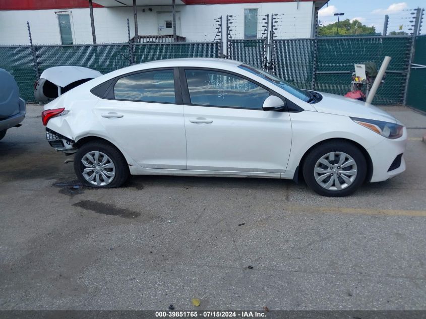 2019 Hyundai Accent Se VIN: 3KPC24A36KE055702 Lot: 39851765