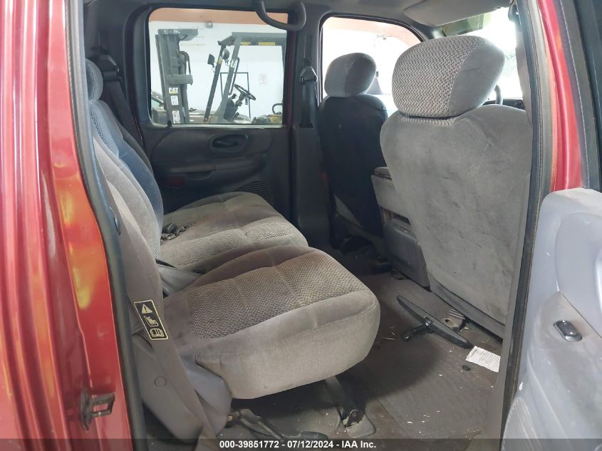 2002 Ford F150 Supercrew VIN: 1FTRW07612KA12472 Lot: 39851772