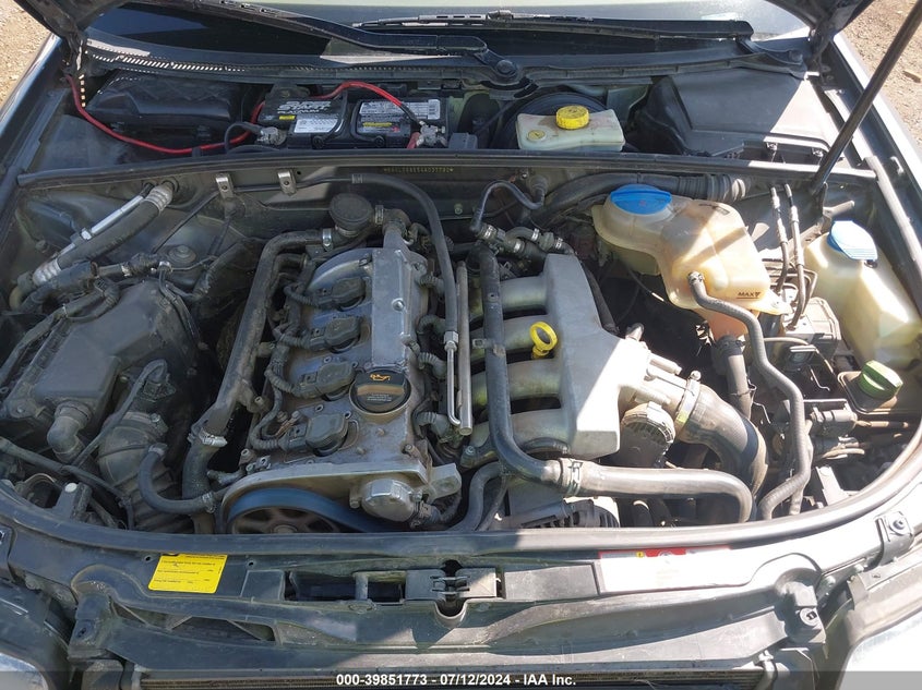 2004 Audi A4 1.8T VIN: WAULC68E54A037792 Lot: 39851773