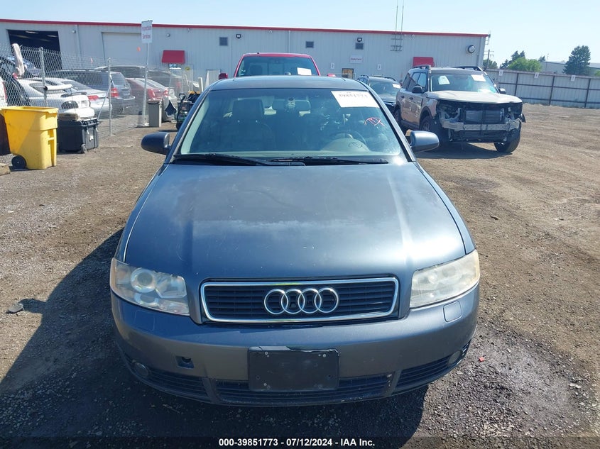 2004 Audi A4 1.8T VIN: WAULC68E54A037792 Lot: 39851773