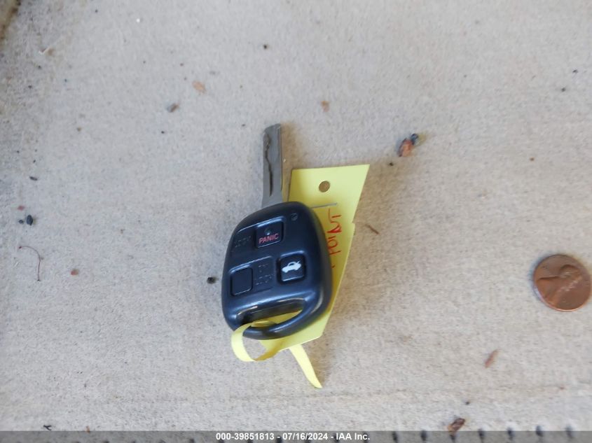 2001 Lexus Ls 430 VIN: JTHBN30F810045381 Lot: 39851813