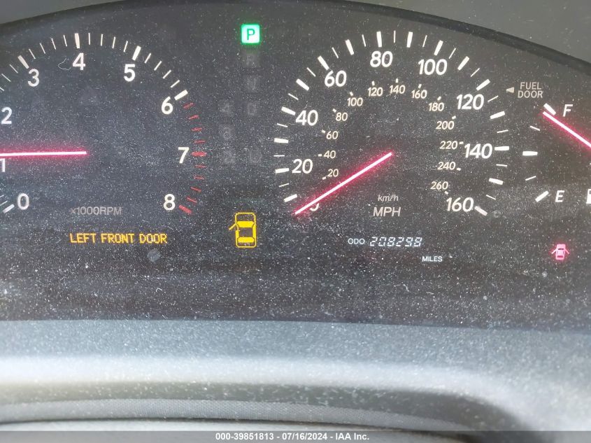 2001 Lexus Ls 430 VIN: JTHBN30F810045381 Lot: 39851813