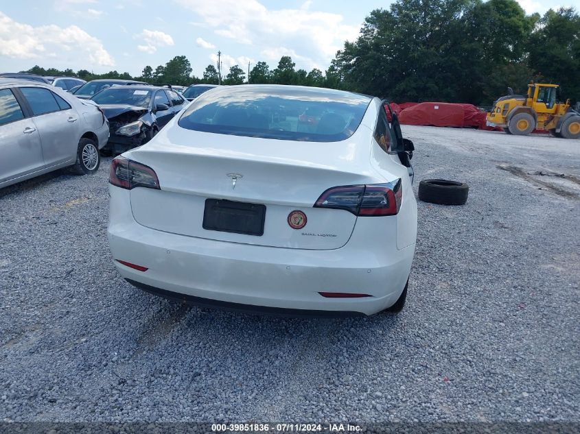 2022 Tesla Model 3 Long Range Dual Motor All-Wheel Drive VIN: 5YJ3E1EB5NF332779 Lot: 39851836