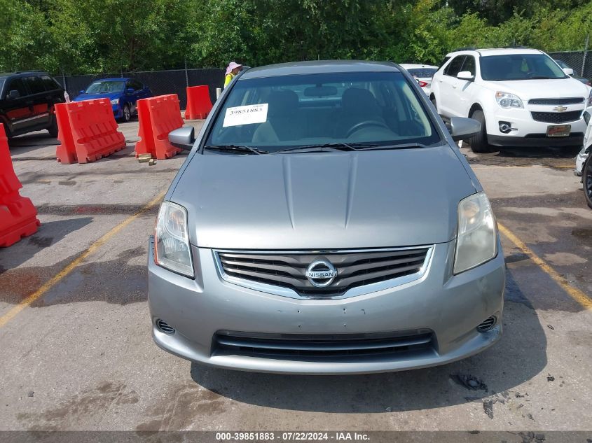 2011 Nissan Sentra 2.0S VIN: 3N1AB6AP1BL657198 Lot: 39851883