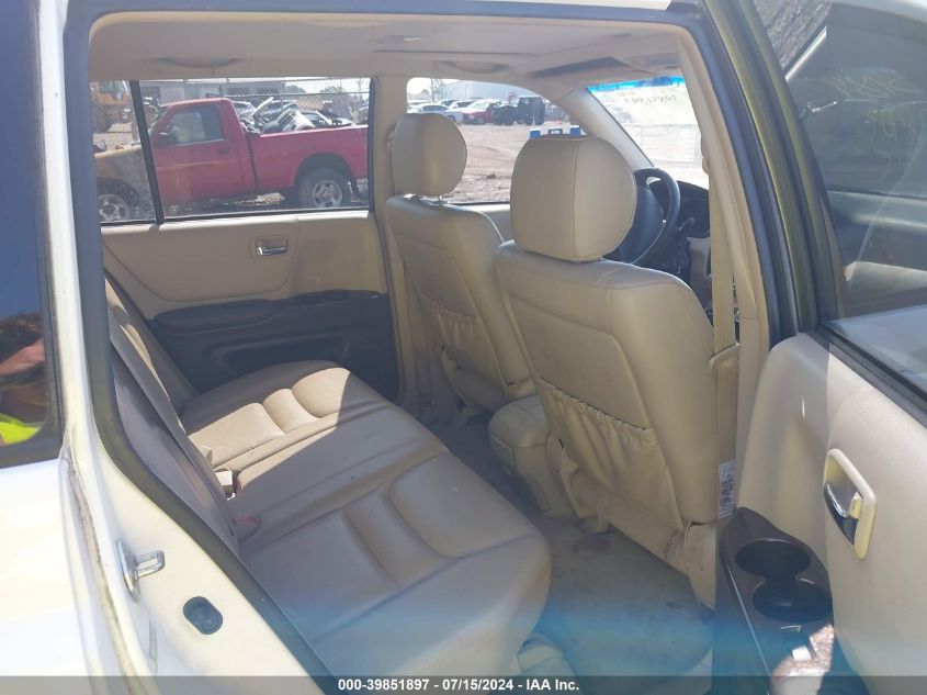 2002 Toyota Highlander Limited VIN: JTEHF21A320094460 Lot: 39851897