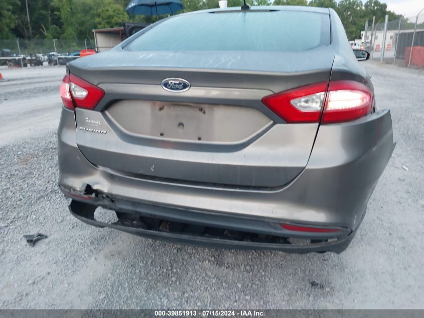 2013 Ford Fusion S VIN: 3FA6P0G79DR153125 Lot: 39851913