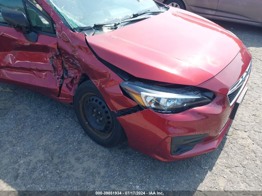 2019 Subaru Impreza 2.0I VIN: 4S3GKAA61K3609018 Lot: 39851934