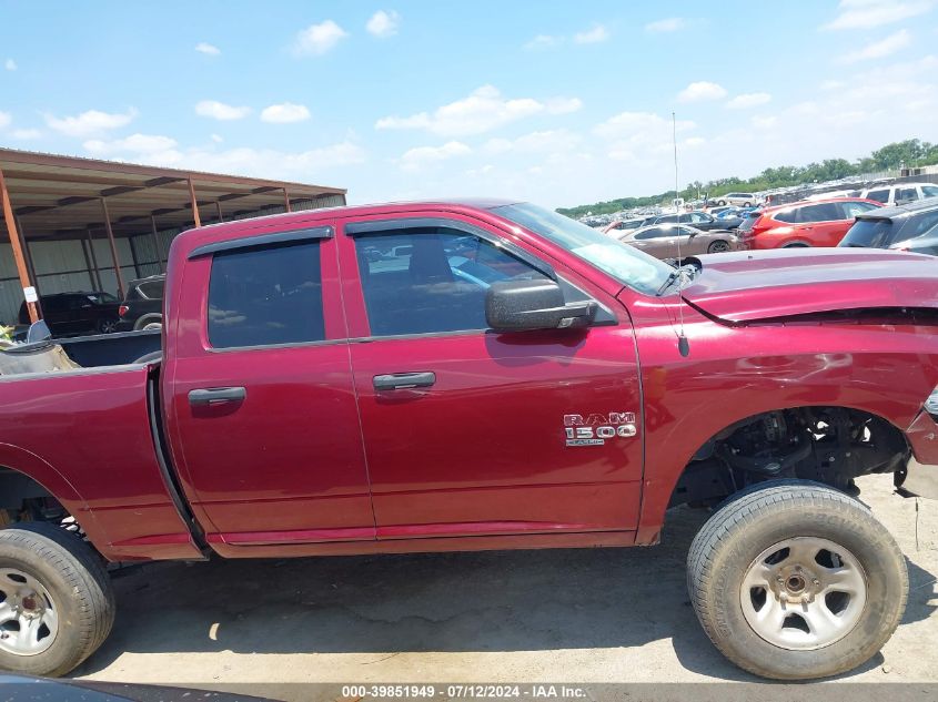 2019 Ram 1500 Classic Tradesman Quad Cab 4X2 6'4 Box VIN: 1C6RR6FG8KS579564 Lot: 39851949