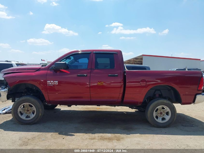 2019 Ram 1500 Classic Tradesman Quad Cab 4X2 6'4 Box VIN: 1C6RR6FG8KS579564 Lot: 39851949