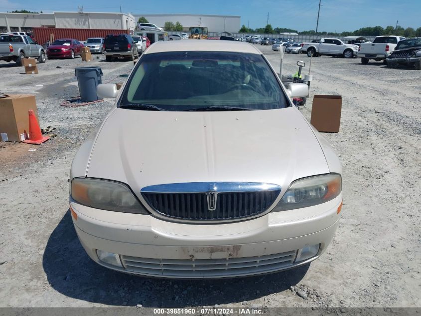 2000 Lincoln Ls V6 Auto/V6 Manual VIN: 1LNHM86S9YY922211 Lot: 39851960