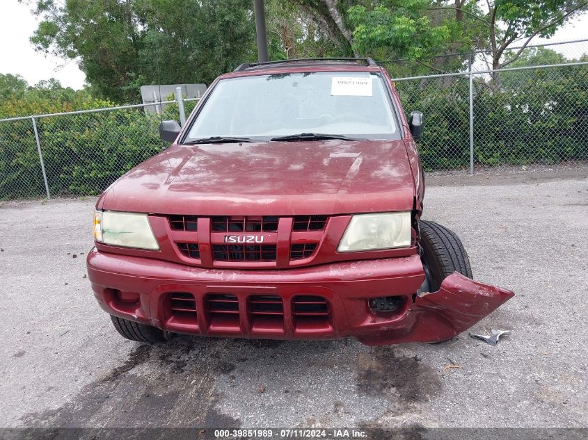 2003 Isuzu Rodeo S 3.2L V6 VIN: 4S2CK58WX34313488 Lot: 39851989