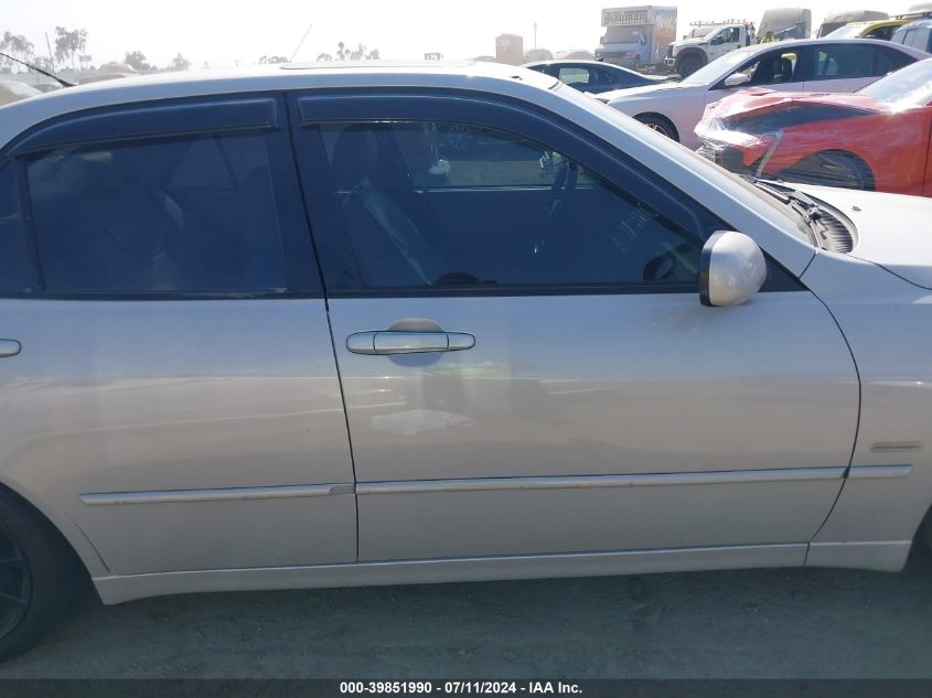 2004 Lexus Is 300 VIN: JTHBD192240093468 Lot: 39851990