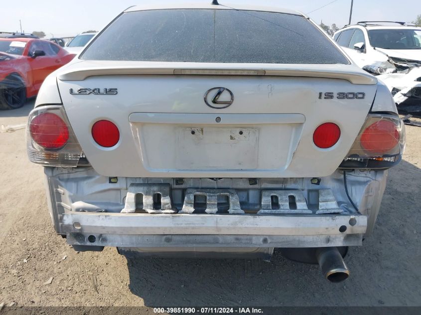 2004 Lexus Is 300 VIN: JTHBD192240093468 Lot: 39851990