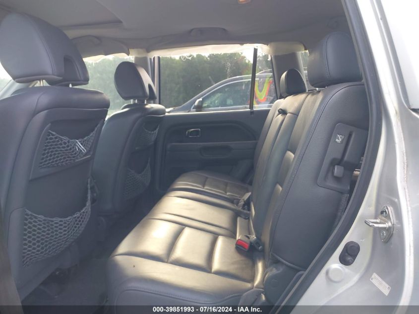 2006 Honda Pilot Ex-L VIN: 5FNYF18796B026275 Lot: 39851993