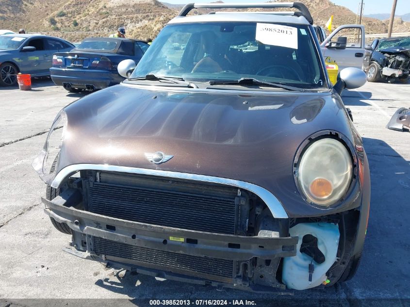 2008 Mini Cooper Clubman VIN: WMWML33508TN66619 Lot: 39852013