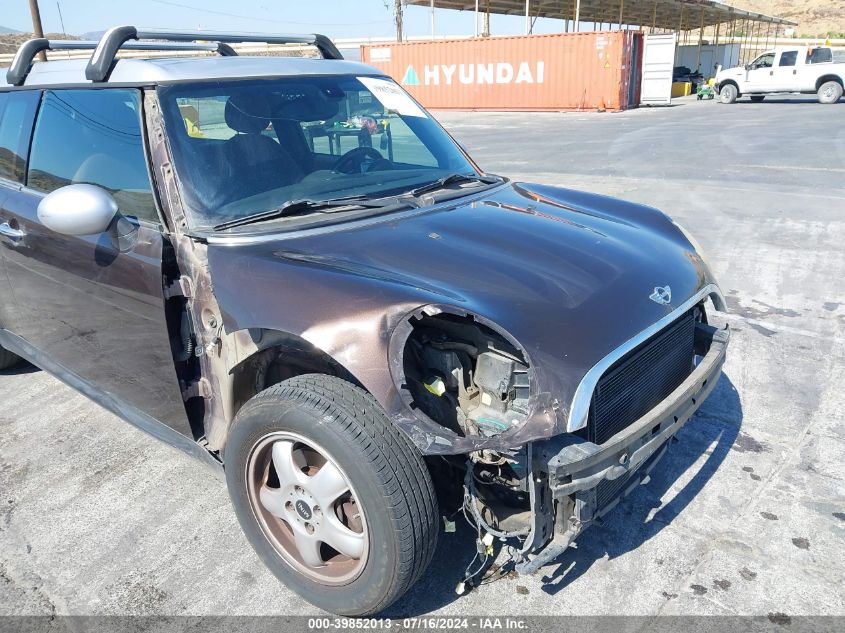 2008 Mini Cooper Clubman VIN: WMWML33508TN66619 Lot: 39852013