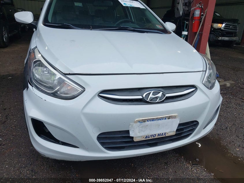 2017 Hyundai Accent Se VIN: KMHCT4AE0HU367325 Lot: 39852047