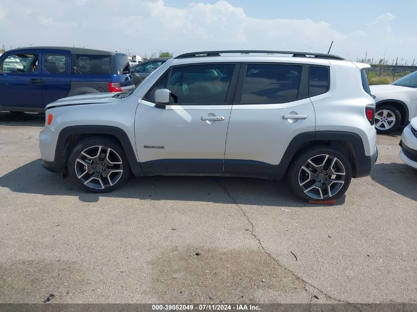 2019 Jeep Renegade Latitude Fwd VIN: ZACNJAB12KPK37808 Lot: 39852049