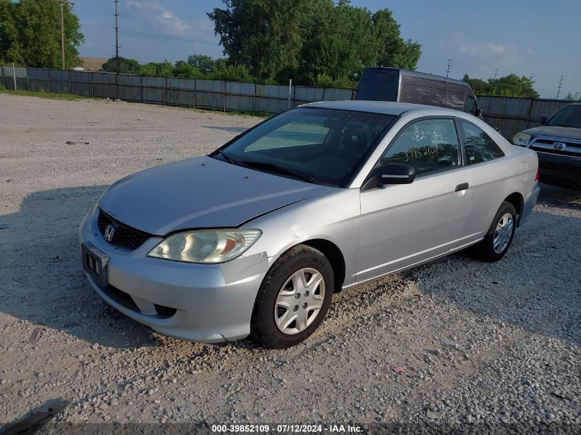 2004 Honda Civic Vp VIN: 1HGEM21144L005656 Lot: 39852109