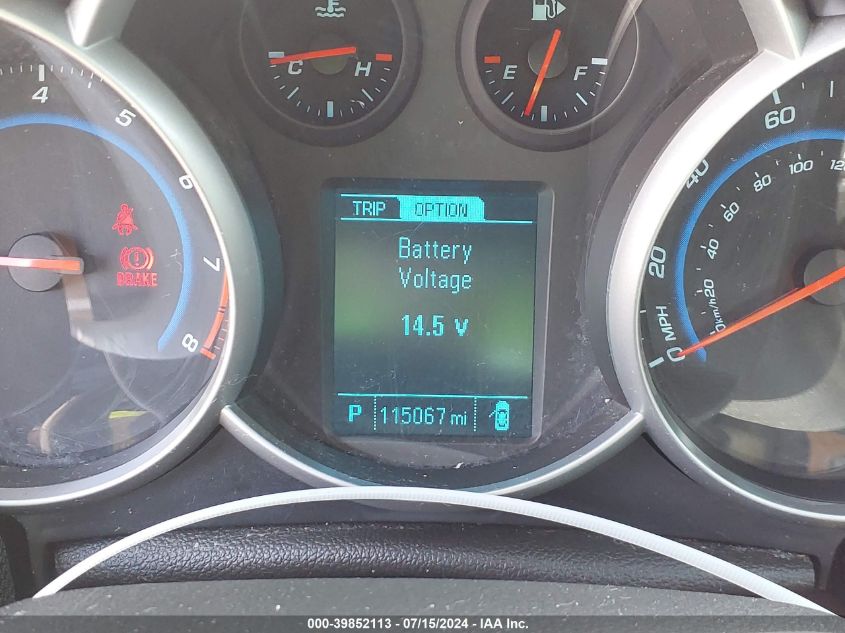 2015 Chevrolet Cruze 2Lt Auto VIN: 1G1PE5SB4F7180555 Lot: 39852113