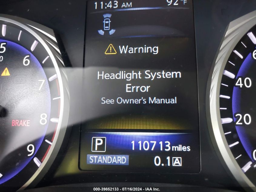 2016 Infiniti Q50 3.0T Premium VIN: JN1EV7AR6GM345097 Lot: 39852133