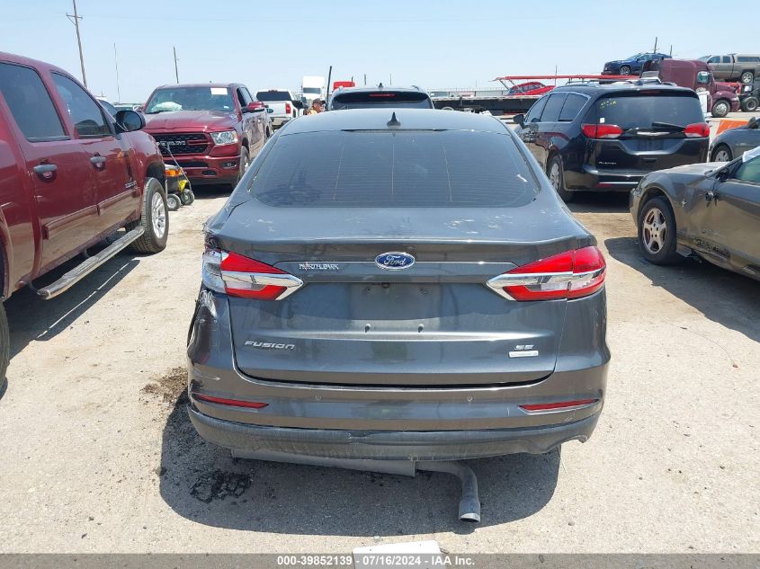 2019 Ford Fusion Se VIN: 3FA6P0HD6KR173205 Lot: 39852139