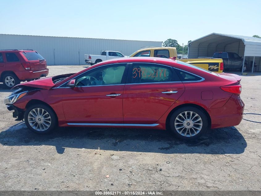 2015 Hyundai Sonata Limited VIN: 5NPE34AF5FH010932 Lot: 39852171