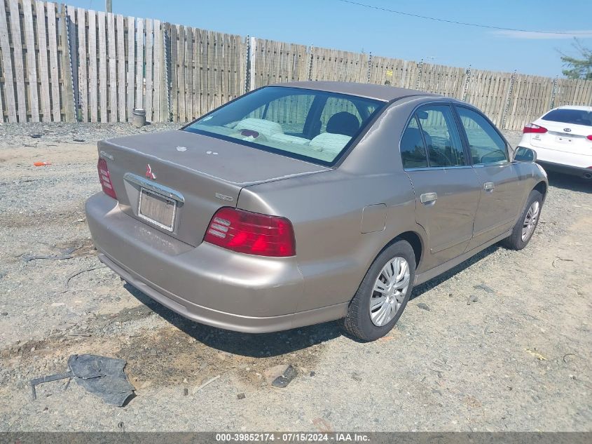 4A3AA46GX1E206585 2001 Mitsubishi Galant Es