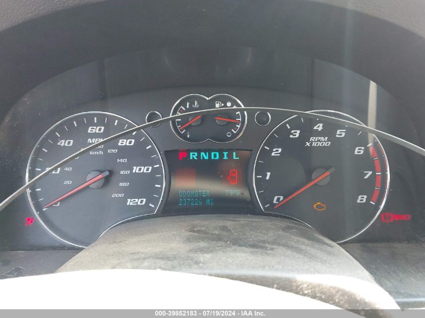 2007 Chevrolet Equinox Lt VIN: 2CNDL63F276070205 Lot: 39852183